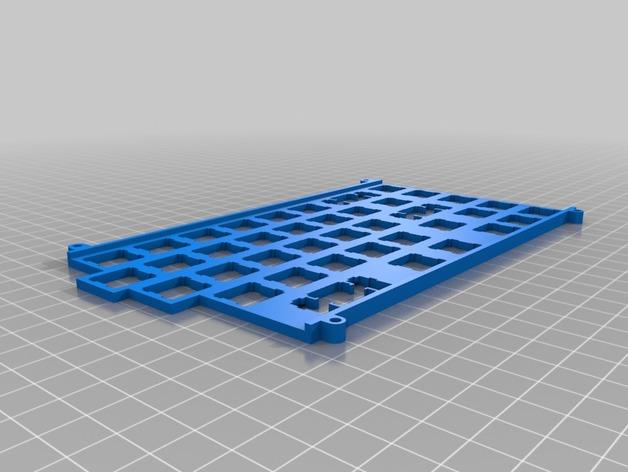 可拆式键盘框架3D打印模型