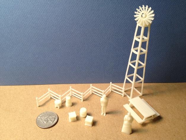 野餐乡村3D打印模型