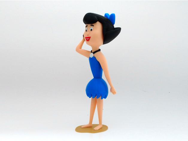 Betty Rubble（摩登原始人）3D打印模型