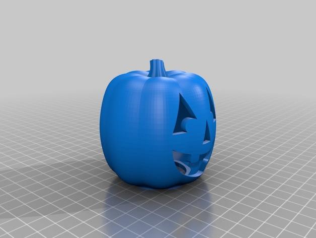 万圣节南瓜灯3d打印雕刻模型3D打印模型