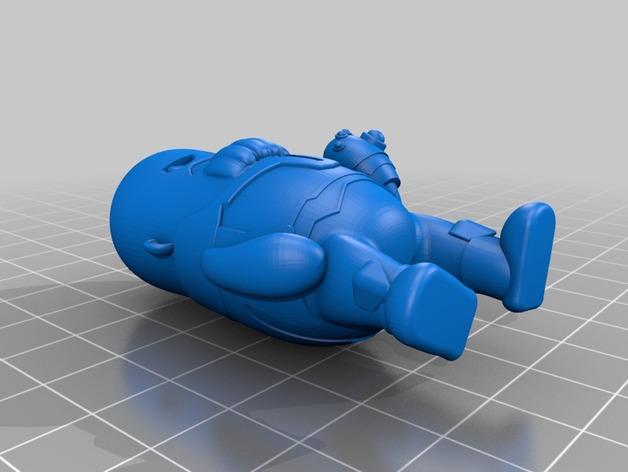 漫威复仇者联盟灭霸mini模型3D打印模型
