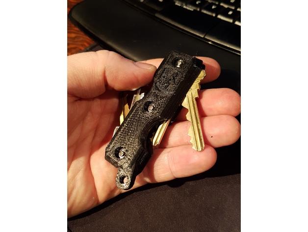 瑞士军刀式钥匙扣3D打印模型