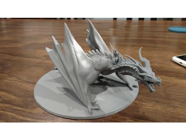 龙与骑士3D打印模型