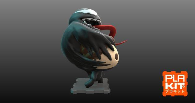 漫威毒液Venom mini 手办3D打印模型