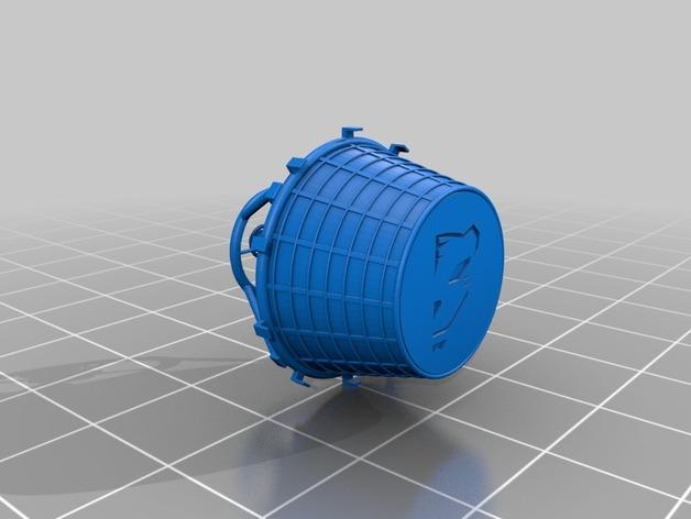 热气球造型心情台灯3D打印模型