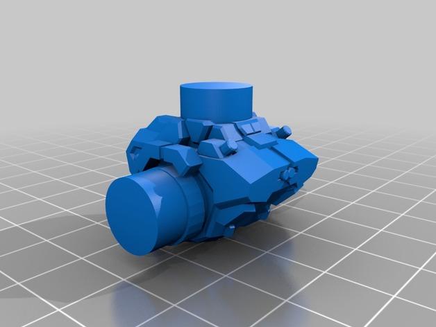 高达超新星重炮模型3D打印模型