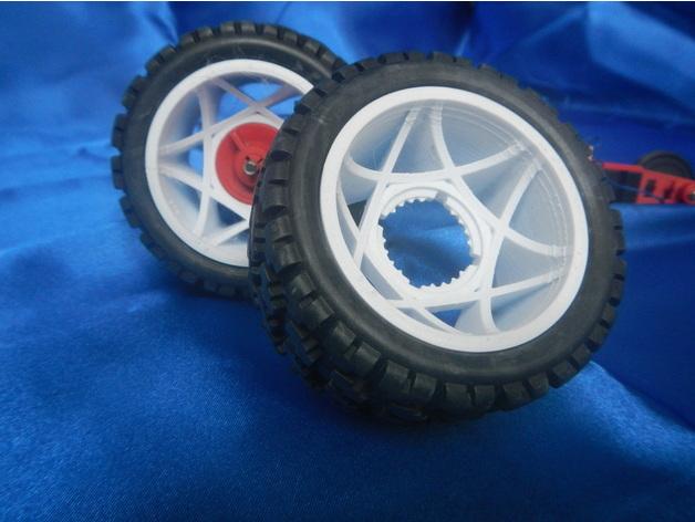 RC赛车轮辋3D打印模型