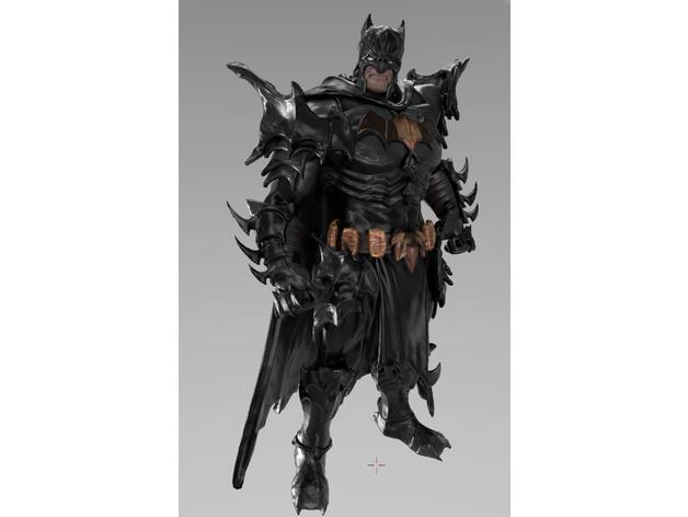 DC蝙蝠侠装甲版3D打印模型