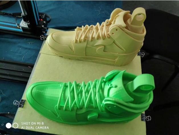 Nike Air Jordans模型鞋3D打印模型