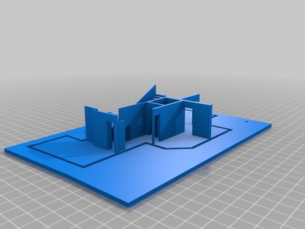 房屋沙盘模型3D打印模型