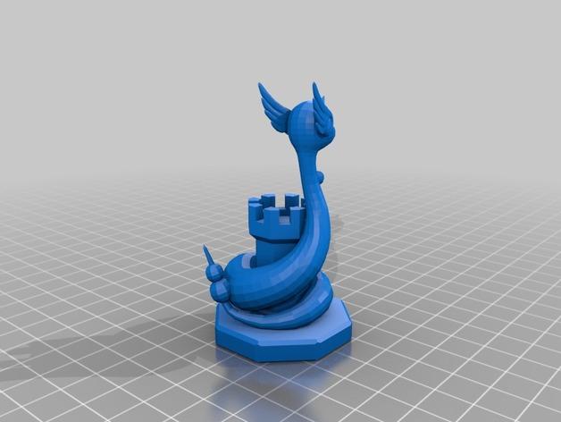 口袋妖怪国际象棋3D打印模型
