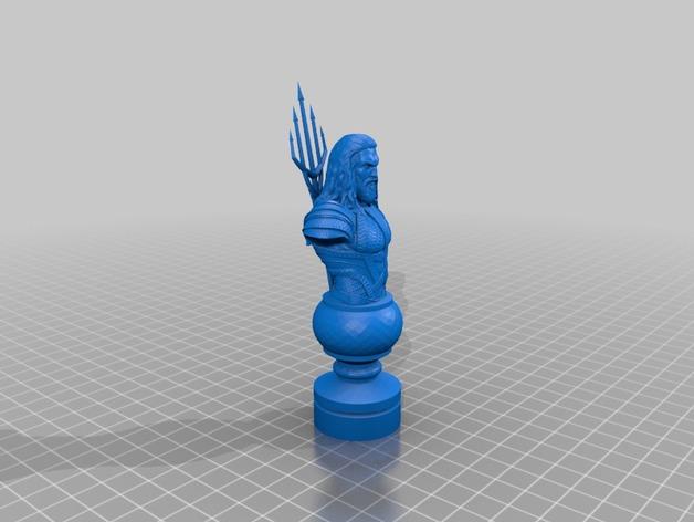 DC正义联盟造型国际象棋3D打印模型