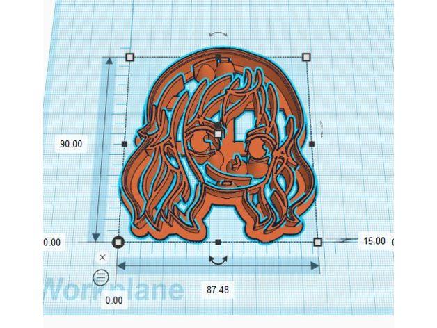 海贼王饼干模具3D打印模型