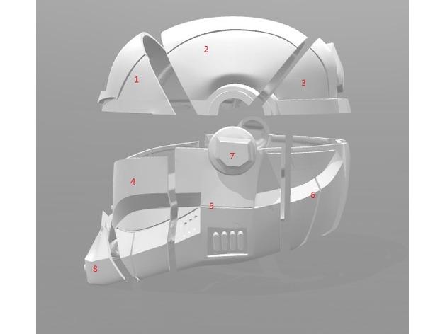 星球大战头盔道具3D打印模型