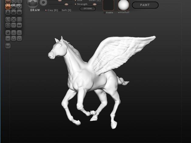 飞马模型3D打印模型