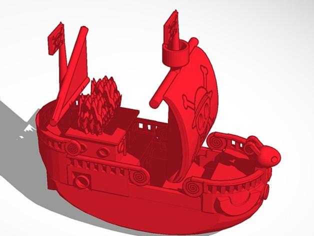 海贼王黄金梅丽号手办3D打印模型