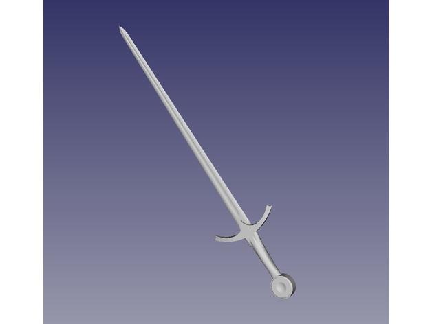 中世纪之剑3D打印模型