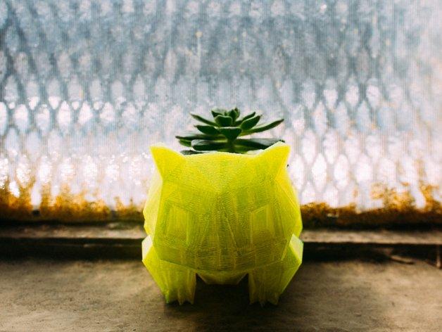 口袋妖怪妙蛙种子花盆3D打印模型