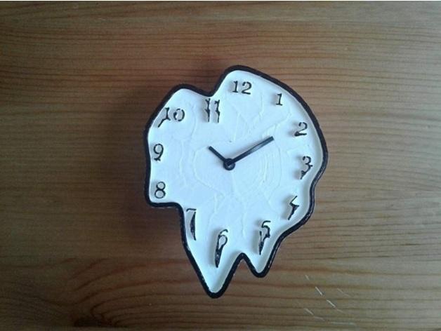 独特造型的时钟3D打印模型