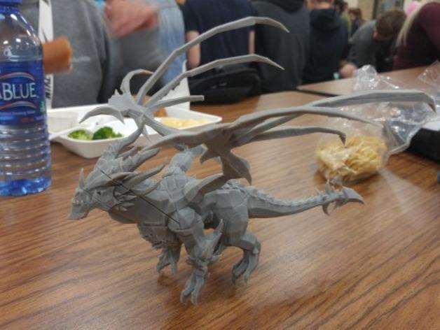 龙（死亡之翼）3D打印模型
