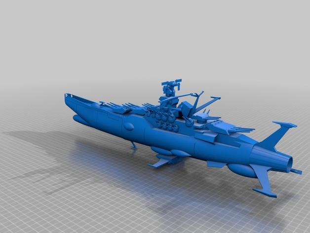 星际战舰大和号模型3D打印模型