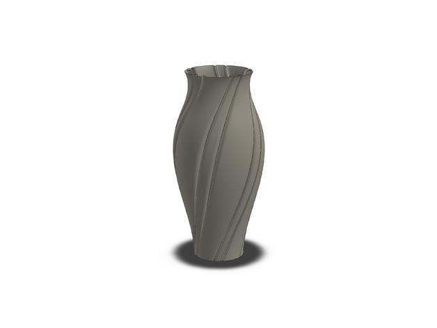螺旋花瓶3D打印模型