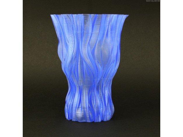 约瑟夫普鲁萨的流体花瓶3D打印模型