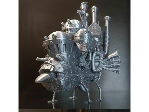 宫崎骏哈尔的移动城堡3D打印模型