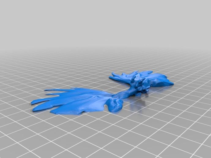 森林龙3D打印模型