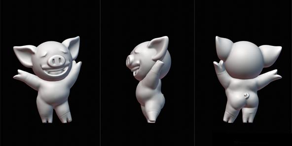 连猪-连登3D打印模型