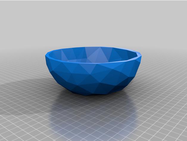 小碗3D打印模型