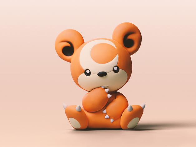 熊宝宝 精灵宝可梦3D打印模型