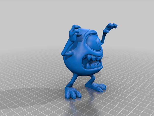 大眼仔 怪兽大学3D打印模型