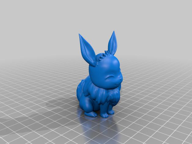 伊布 宝可梦3D打印模型