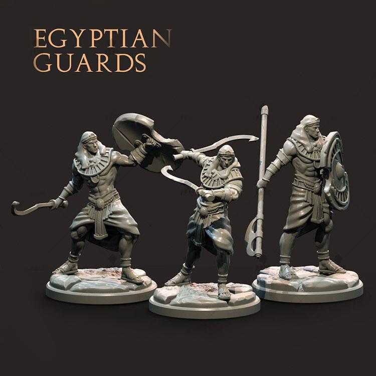 古埃及卫兵3D打印模型
