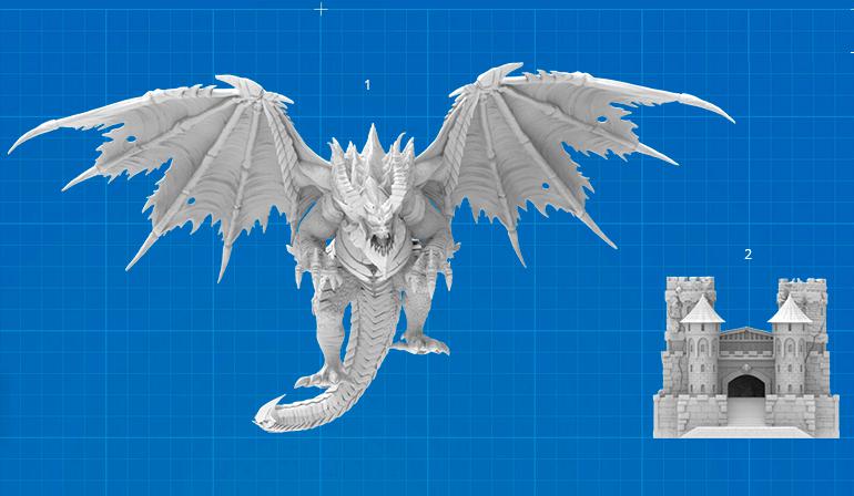 魔兽世界 死亡之翼3D打印模型