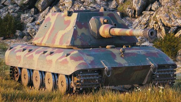 E100 德国军事重型坦克3D打印模型