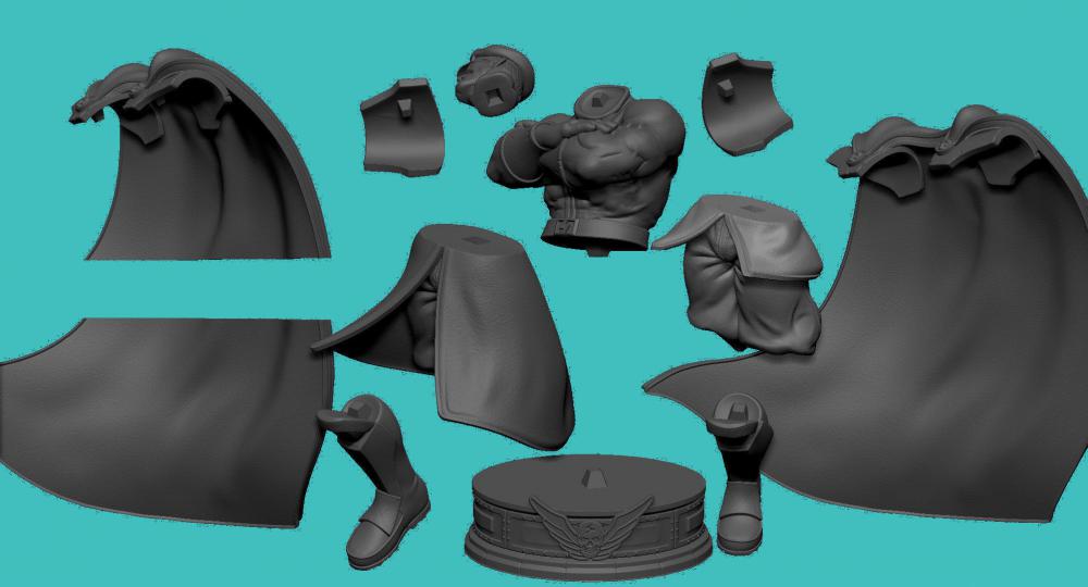 街头霸王 维加3D打印模型
