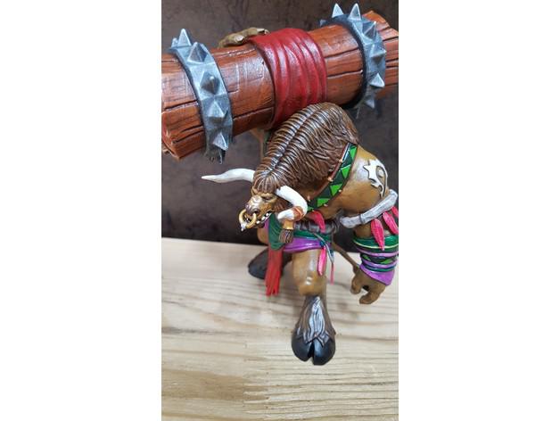 牛头人酋长 凯恩·血蹄3D打印模型