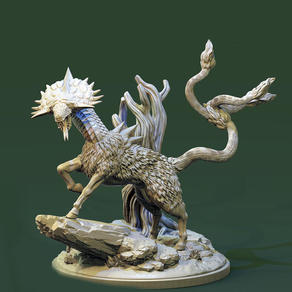 寻水兽3D打印模型