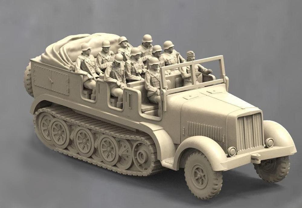 德国士兵3D打印模型