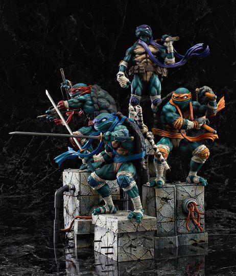 忍者神龟四人组3D打印模型