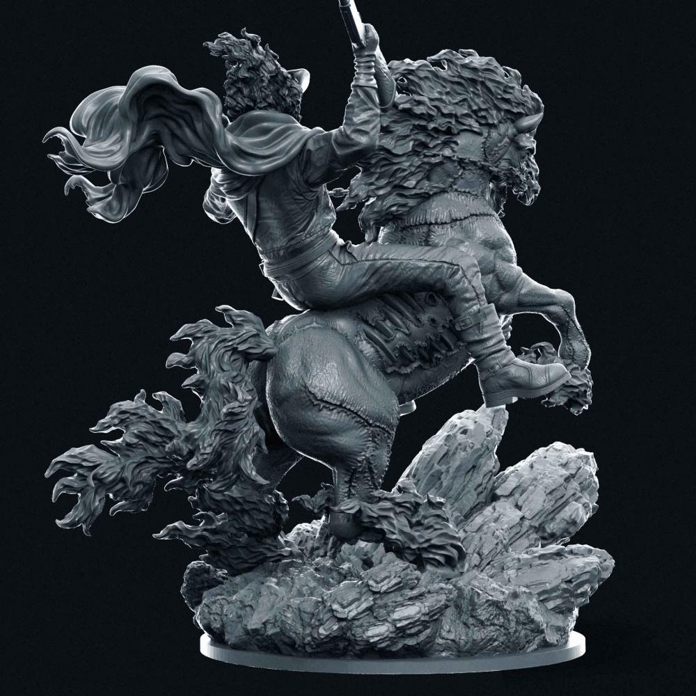 恶灵骑士3D打印模型