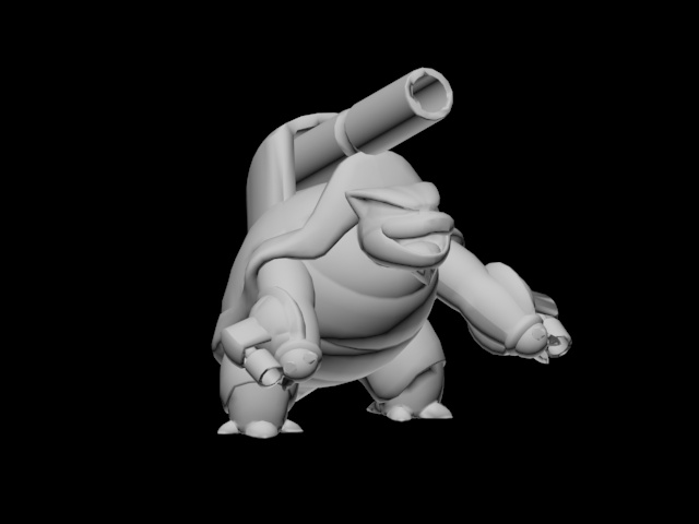 宝可梦超级水箭龟3D打印模型