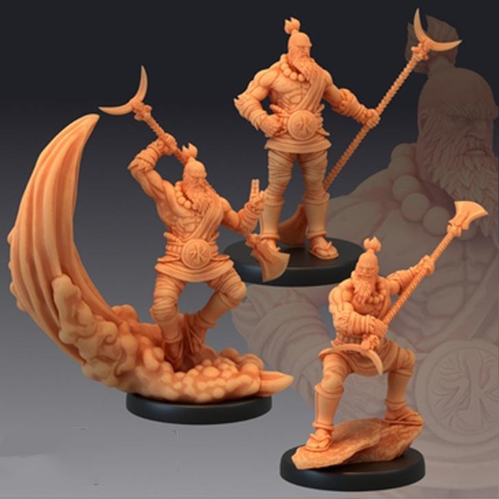 中国神话西游记-沙和尚3D打印模型