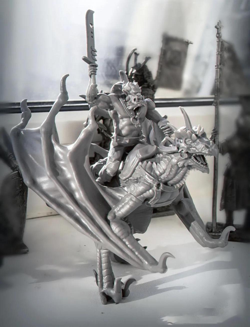 【微缩模型】 飞龙骑士3D打印模型