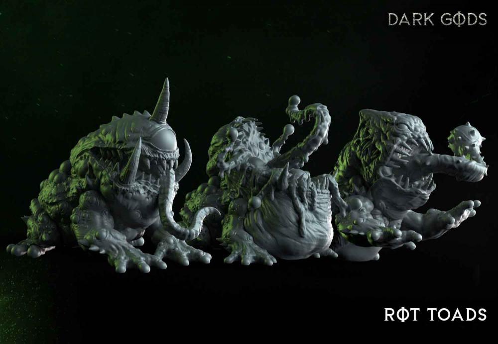 腐蟾蜍 黑暗之神3D打印模型