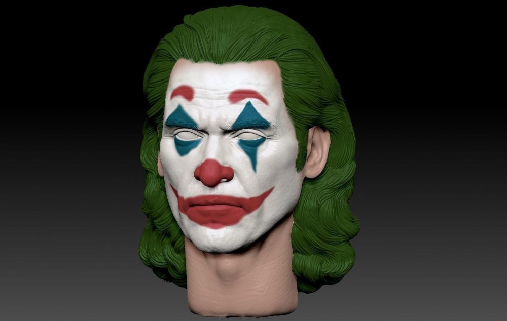 小丑 头雕 头像3D打印模型