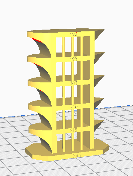 温度塔3D打印模型
