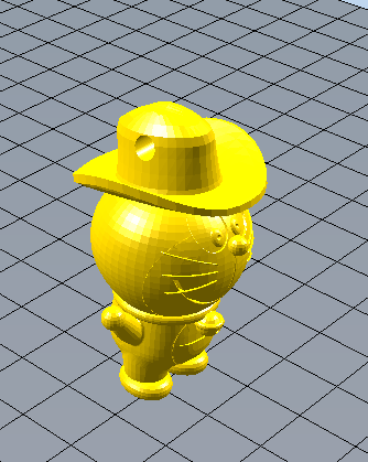 哆啦A梦钥匙扣3D打印模型